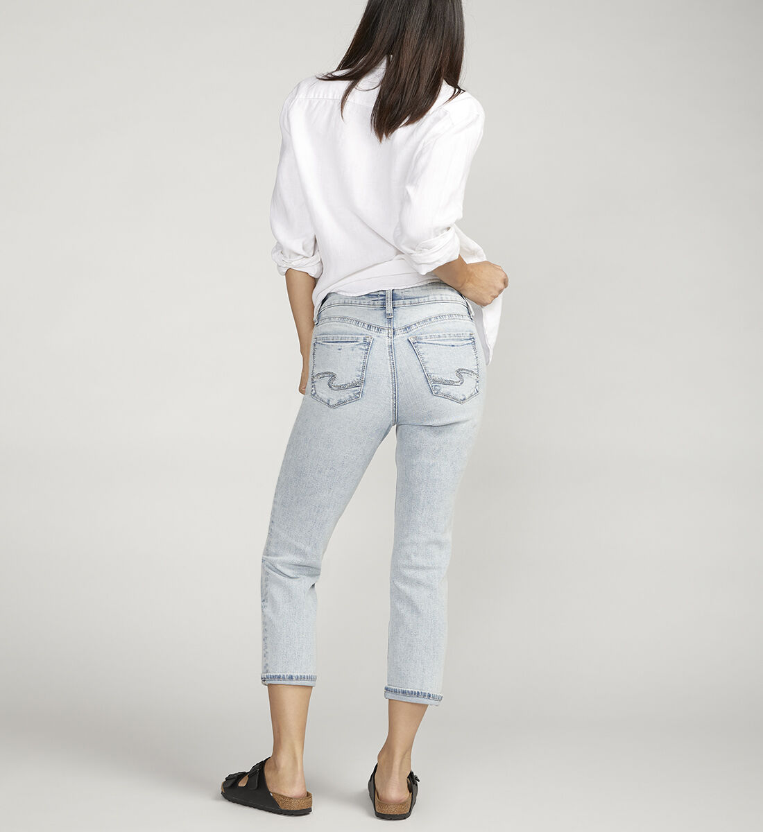 Silver jeans 2025 elyse capri