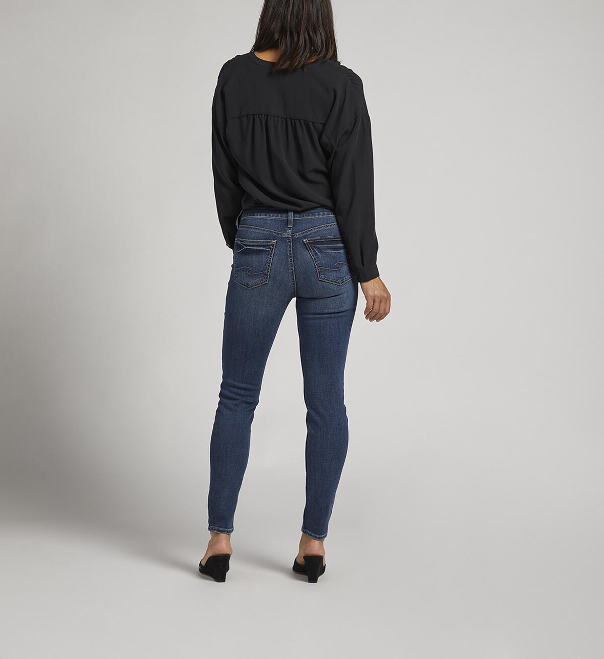 Suki Mid Rise Skinny Jeans, Indigo, hi-res image number 1