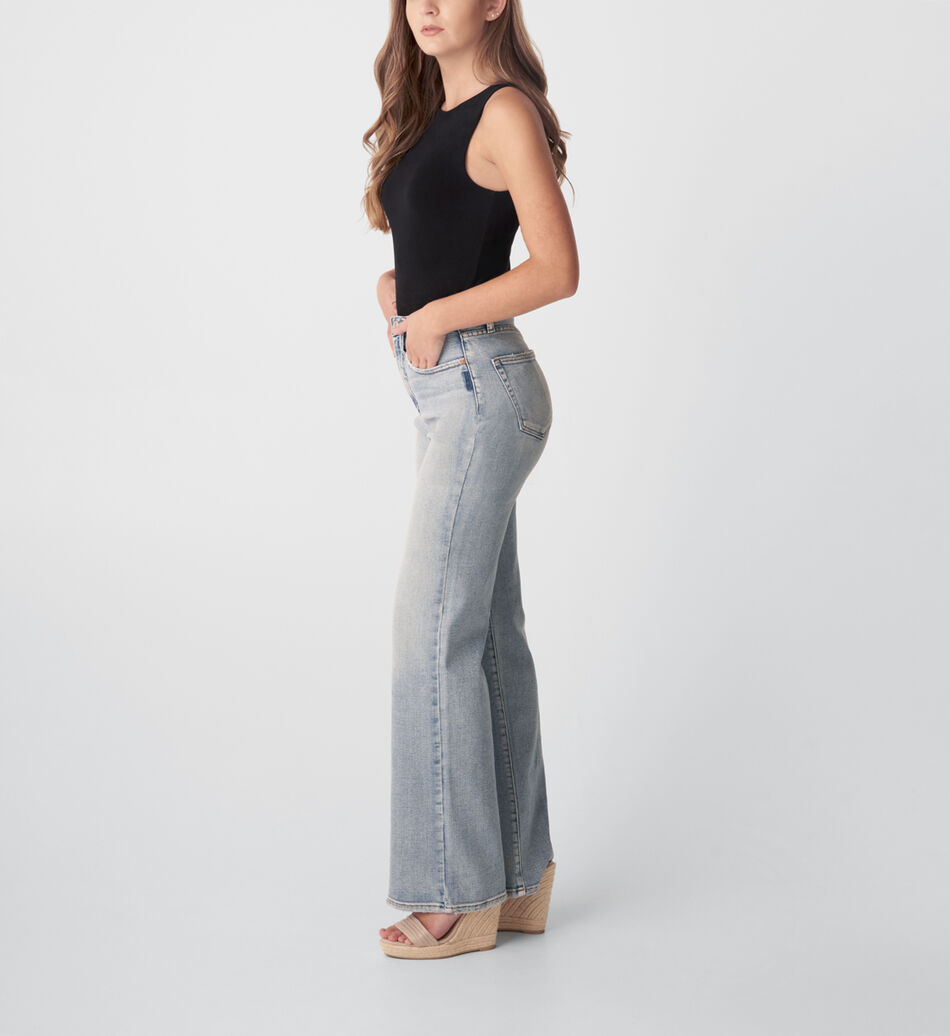 silver trouser jeans