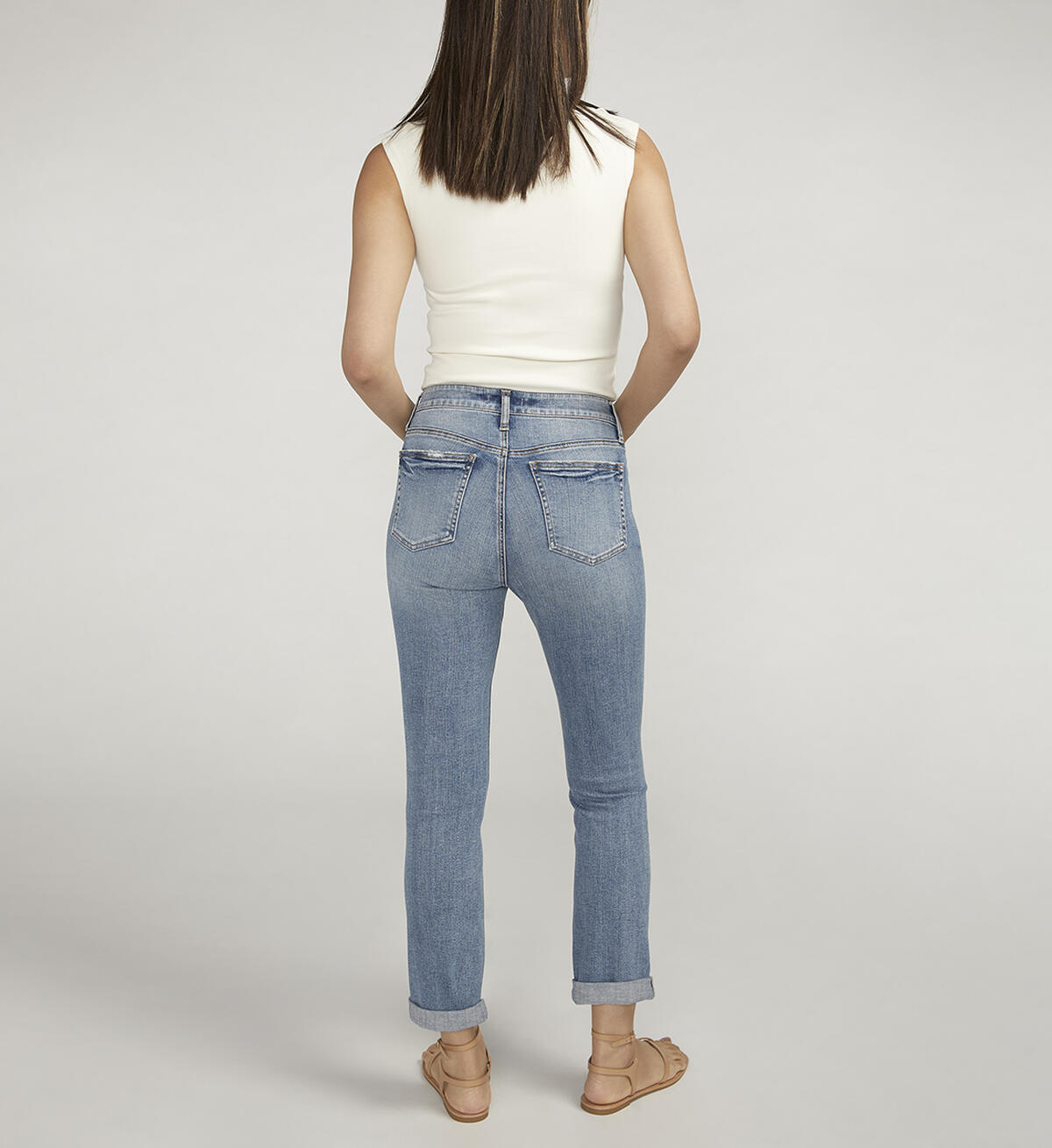 Beau High Rise Slim Leg Jeans, , hi-res image number 1