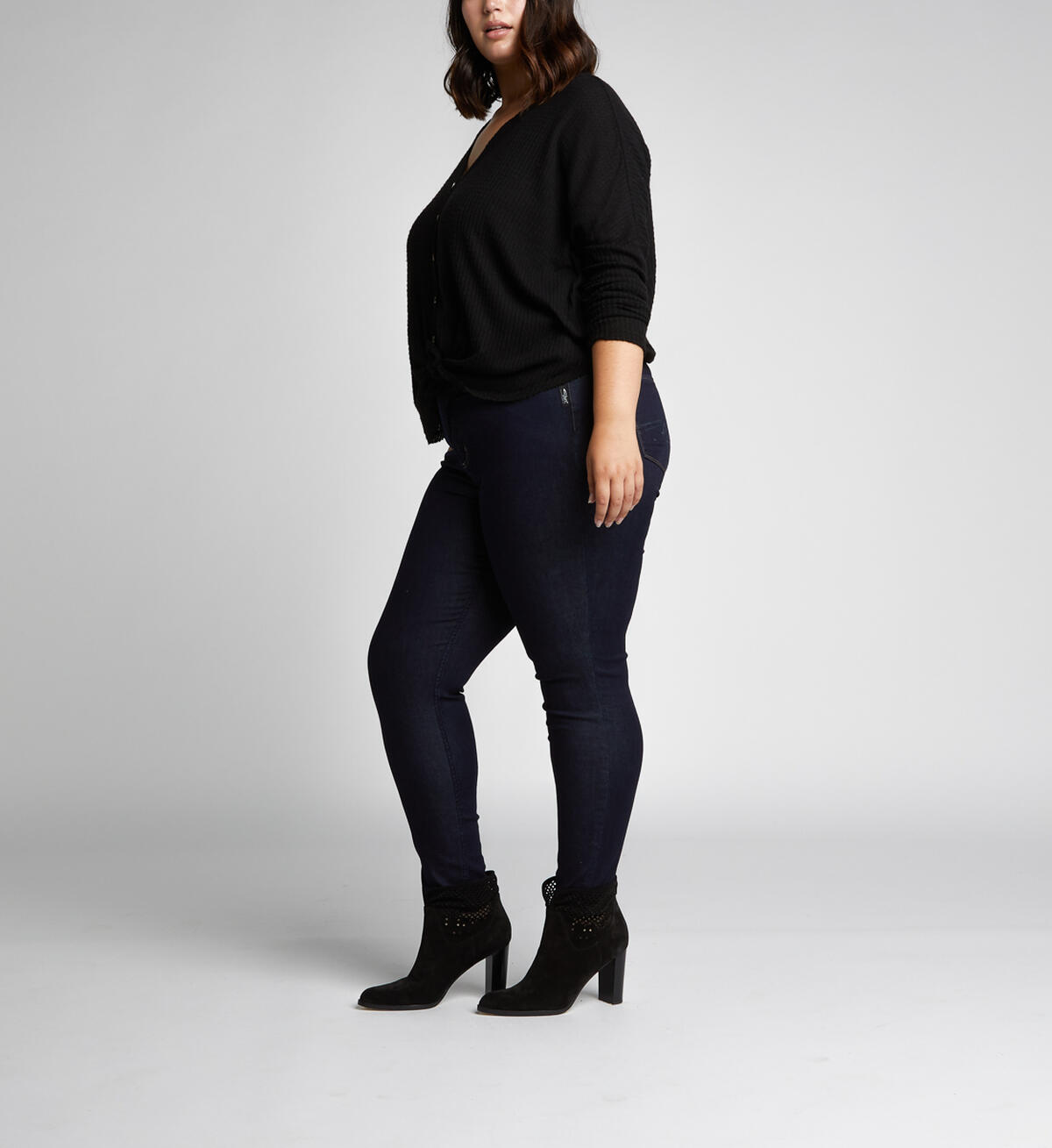 Mazy High Rise Skinny Leg Jeans Plus Size Final Sale, , hi-res image number 2