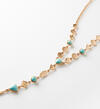 Gold-Tone Turquoise Y Necklace, , hi-res image number 1