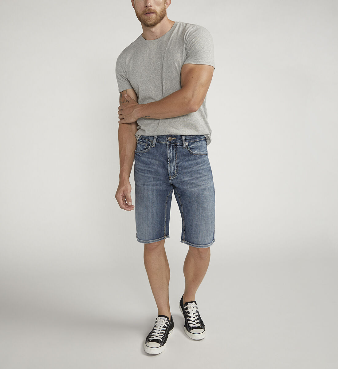 Buy Zac Relaxed Fit Shorts for USD 38.00 Silver Jeans US New