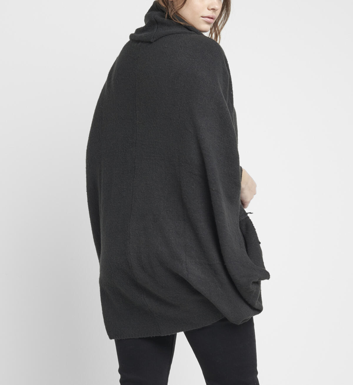 Madison Cowl-Neck Poncho, , hi-res image number 1
