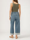 Be Easy High Rise Cropped Wide Leg Jeans, , hi-res image number 1