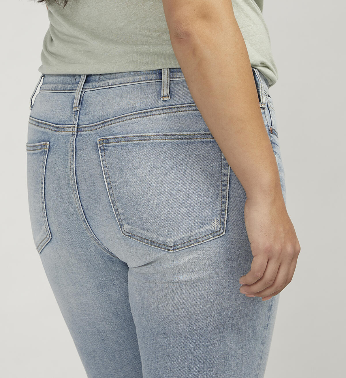 Most Wanted Mid Rise Ankle Straight Jeans Plus Size, , hi-res image number 3