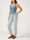 Highly Desirable High Rise Straight Leg Jeans, , hi-res image number 2