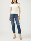 Most Wanted Mid Rise Straight Leg Ankle Jean image number 0