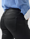 Suki Slim Bootcut Coated Jeans Petite image number 3