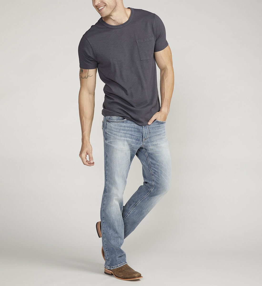 Slim fit bootcut jeans on sale