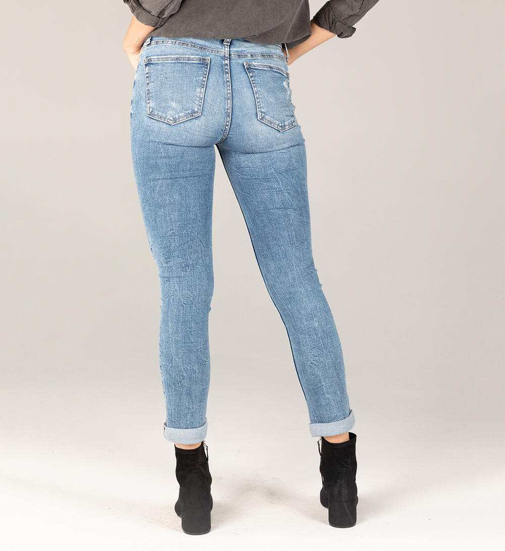 Beau  High Rise Slim Leg Jeans, , hi-res image number 1
