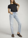 Low 5 Mid Rise Straight Leg Jeans image number 0