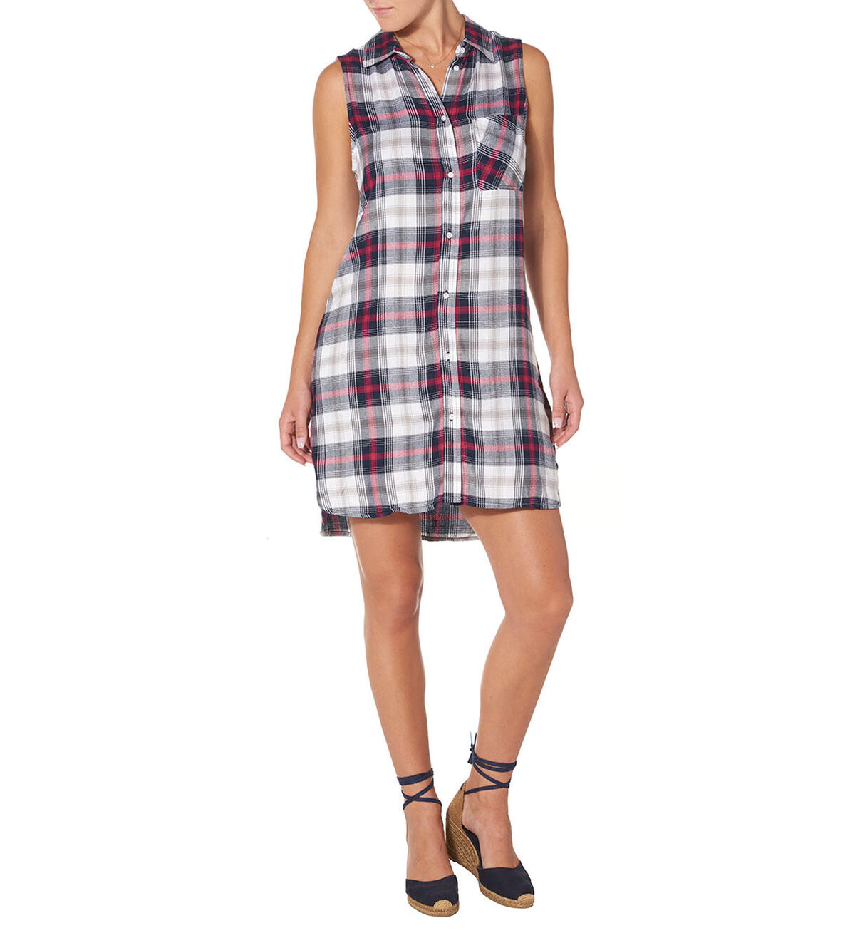 Plaid Tank Dress, , hi-res image number 0