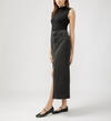 Front-Slit Maxi Jean Skirt, , hi-res image number 2