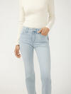 Isbister High Rise Ankle Straight Leg  Luxe Stretch Jeans image number 3