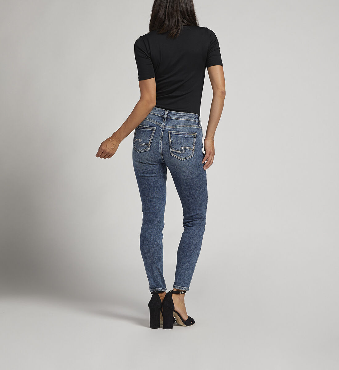 Levi's line 8 clearance mid rise skinny jeans