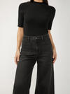 High Rise Ankle Wide Leg Jeans image number 3