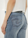 Avery High Rise Luxe Stretch Classic Straight Jeans image number 3