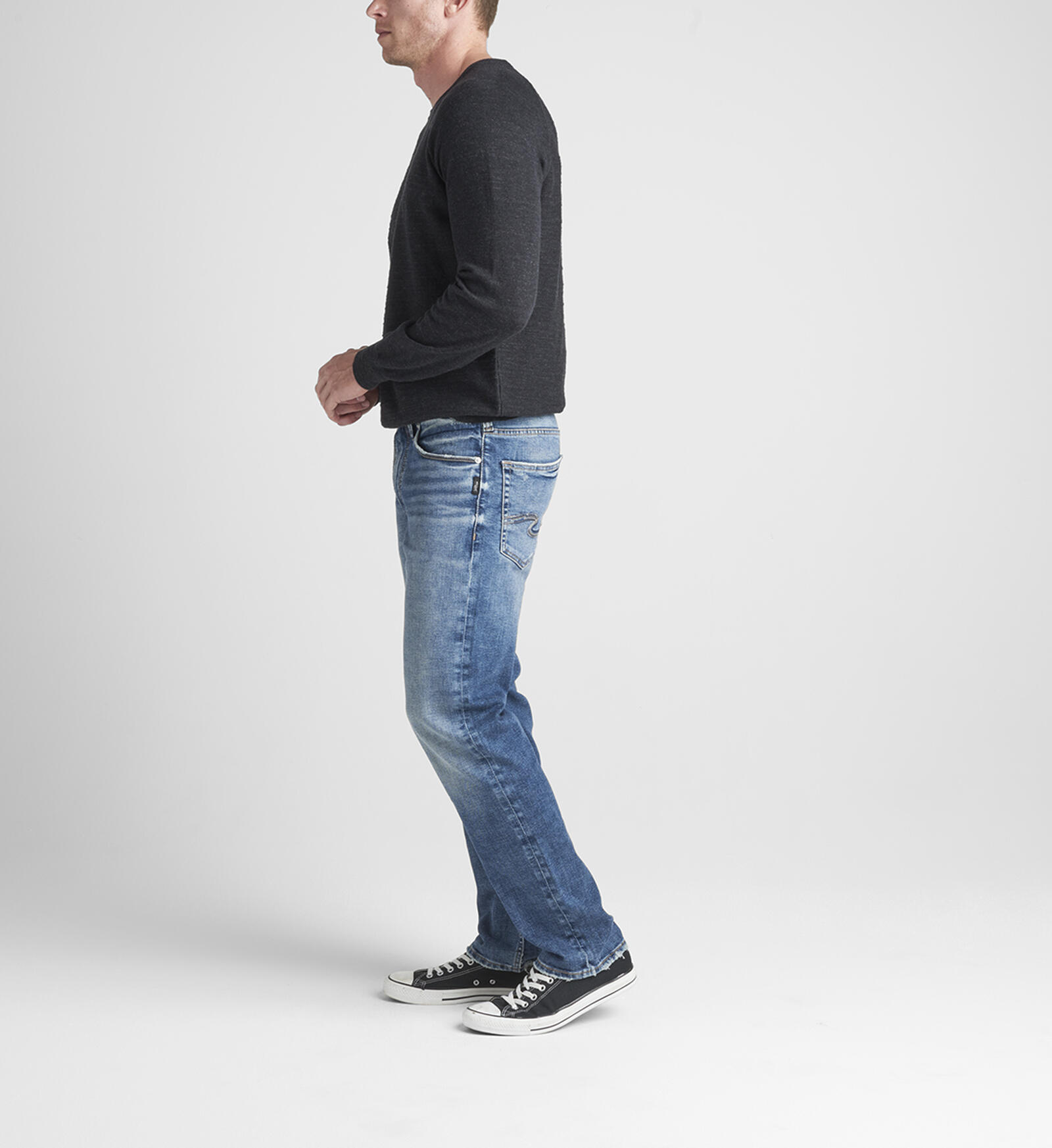 Buy Eddie Relaxed Fit Tapered Leg Jeans for USD 88.00 Silver Jeans US New