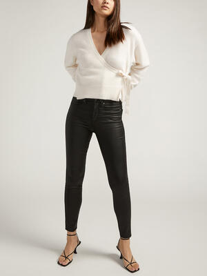 Isbister High Rise Skinny Leg Coated Jeans