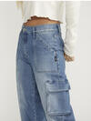 Denim High Rise Cargo Pants, , hi-res image number 3