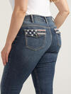Suki Mid Rise Americana Capri  Plus Size image number 3