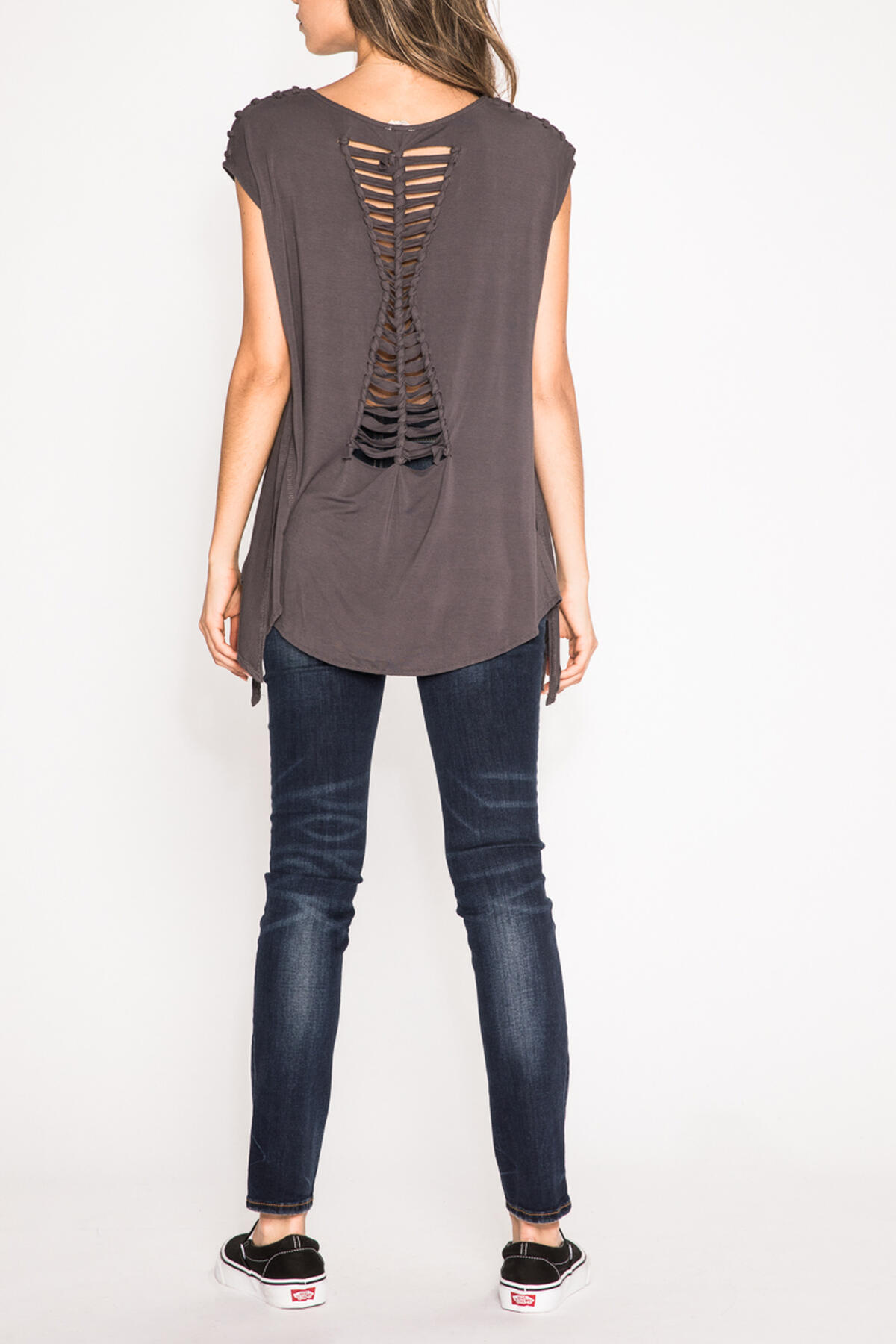 Knotted Sleevless Open Sides, , hi-res image number 2