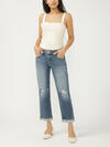 Chelsea Mid Rise Straight Leg Jeans image number 0