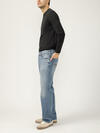 Zac Relaxed Fit Straight Leg Knit Flex Jeans, , hi-res image number 2