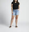 Boyfriend Mid Rise Short Plus Size, , hi-res image number 0