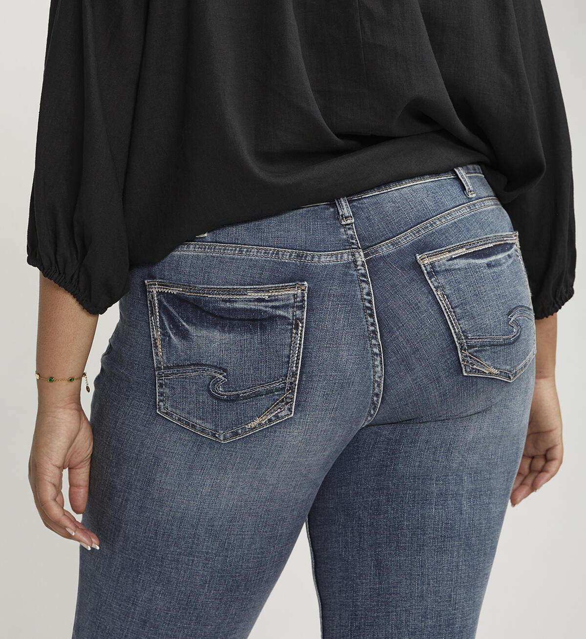 Suki Mid Rise Skinny Jeans Plus Size, , hi-res image number 3