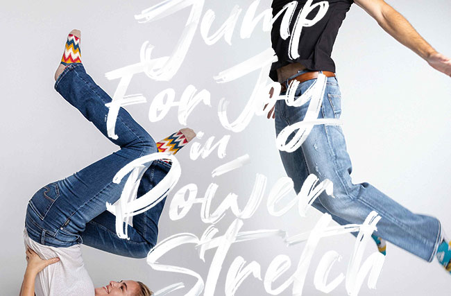 Jump for joy in power stretch