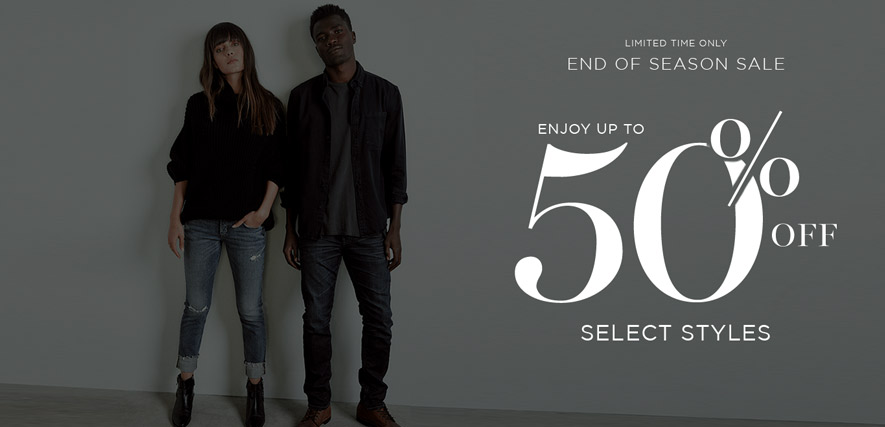 UP TO 50% OFF SELECT STYLES UP TO 50% OFF SELECT STYLES