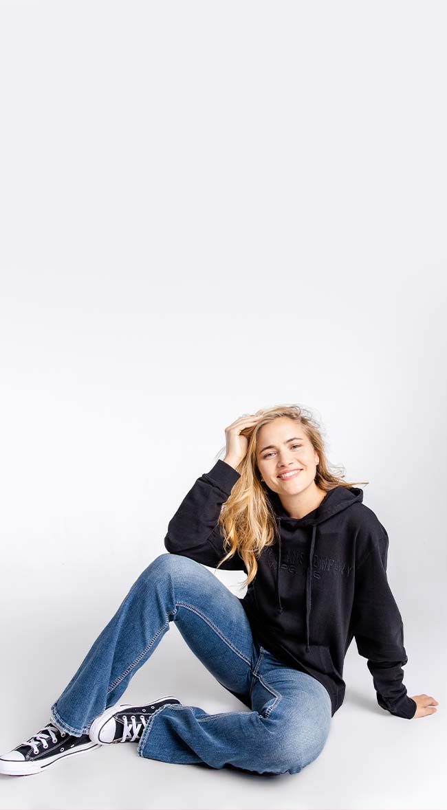 Male and female wearing comfortable Denim