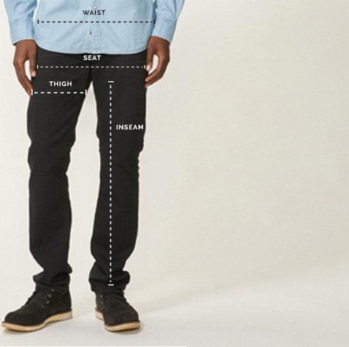 Men's Bottoms Size Chart