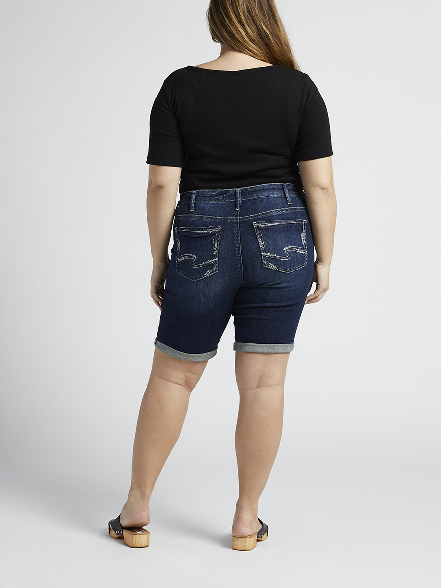 Suki Mid Rise Bermuda Short Plus Size 