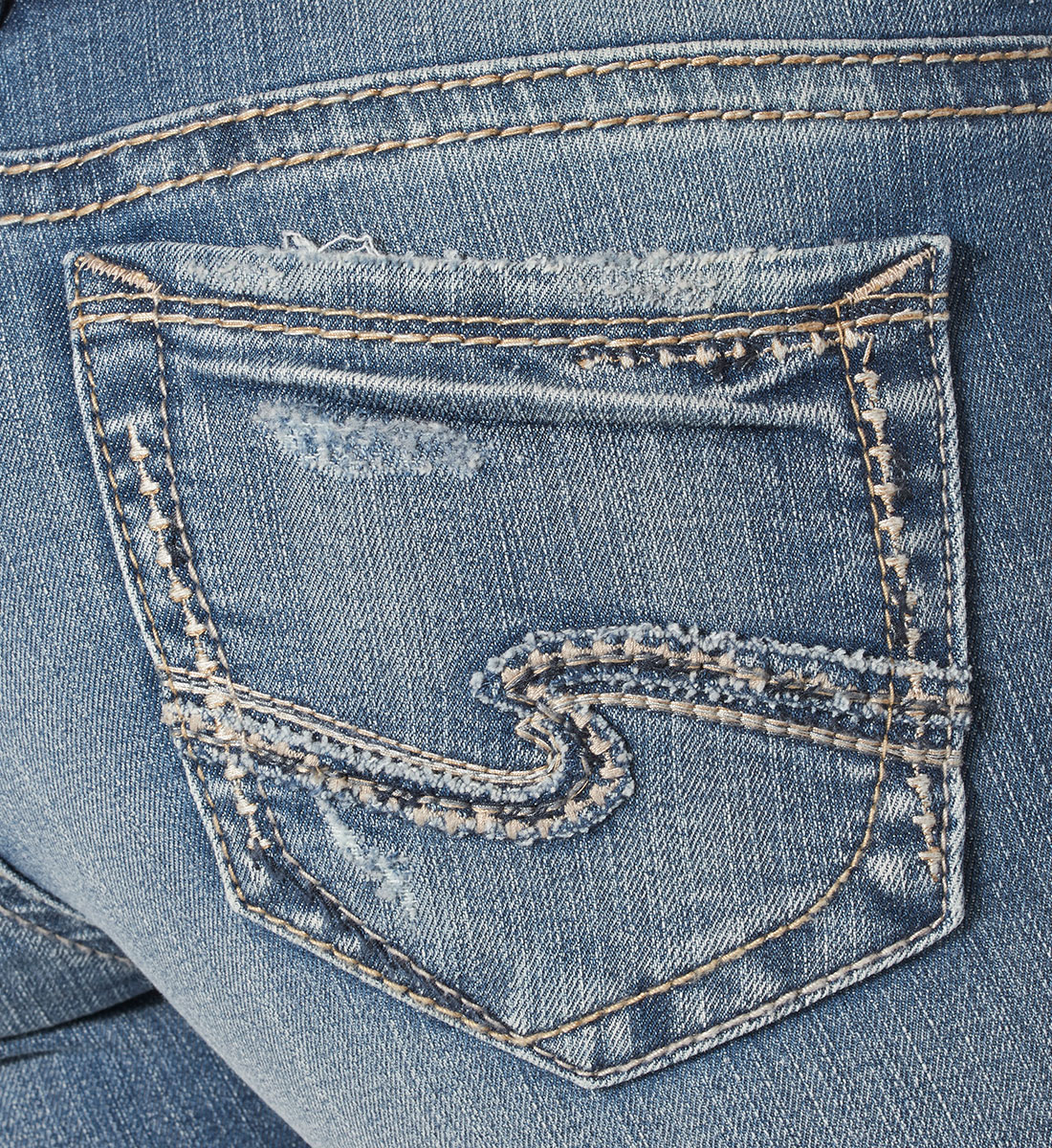 Suki Slim Boot Medium Wash - Silver Jeans US