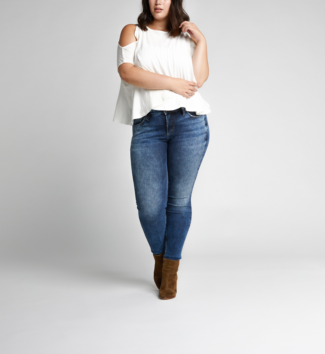 low rise curvy skinny jeans