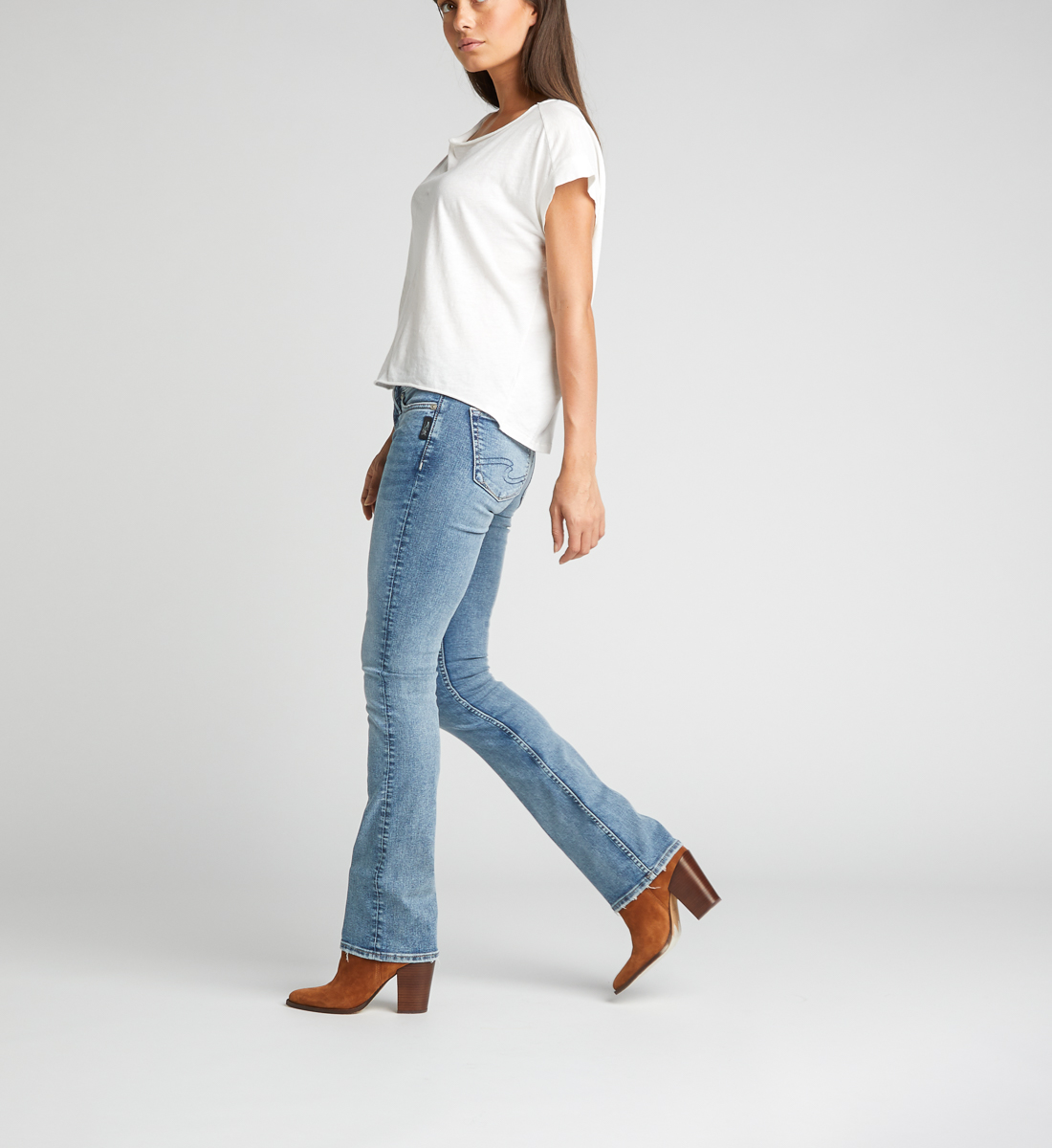 jeans bootcut low waist