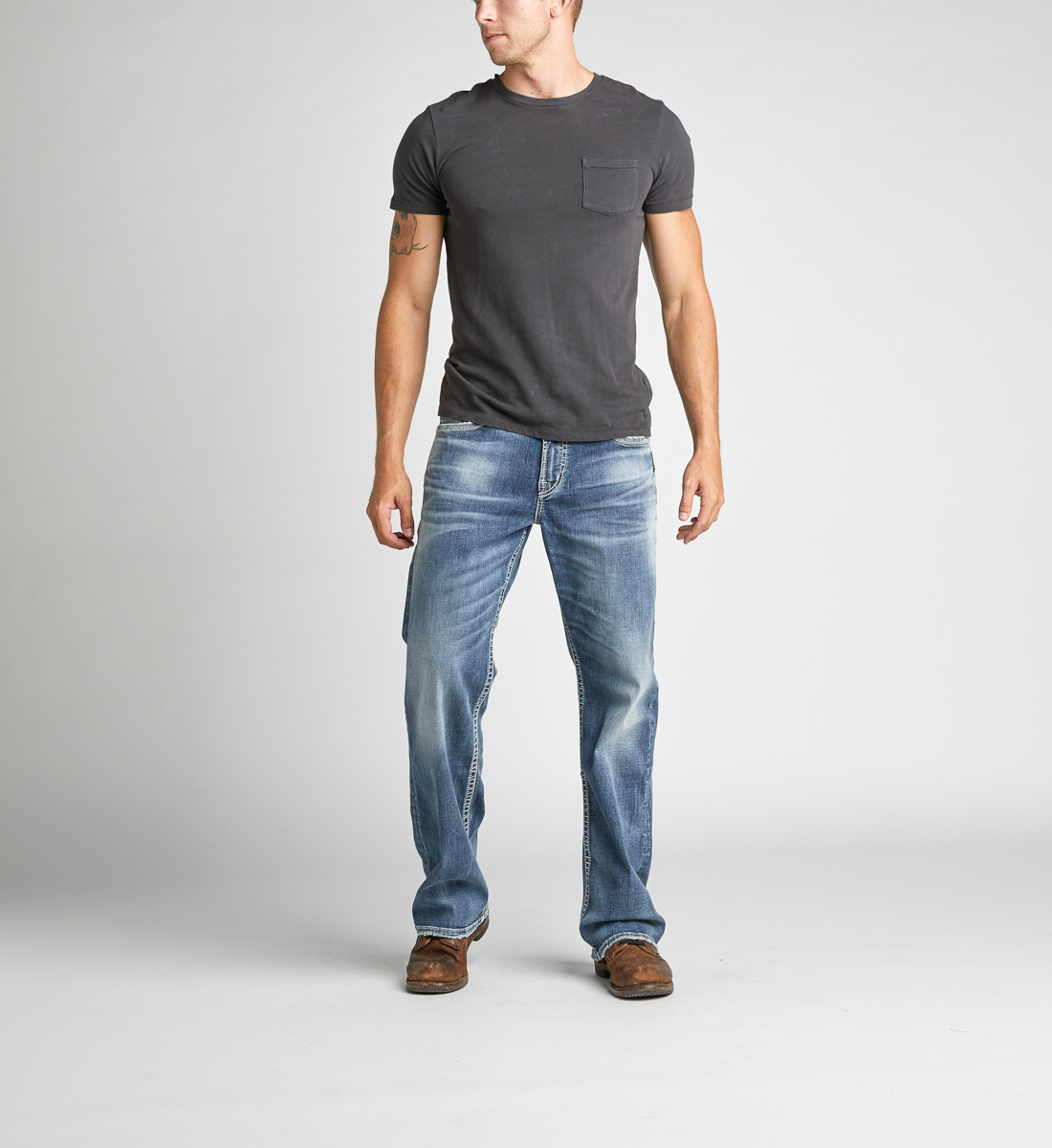 Gordie Loose Straight Leg Men's Jeans | Silver Jeans Co.