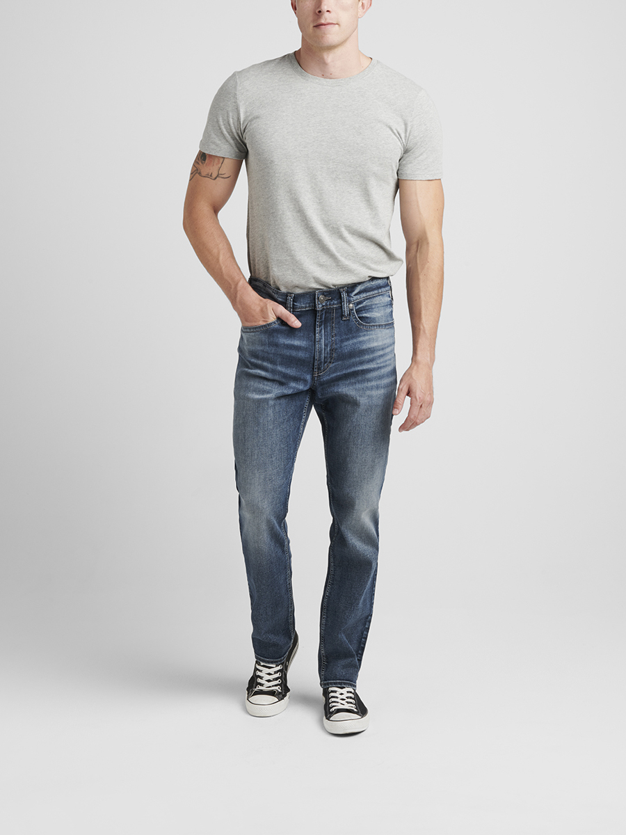 Eddie Relaxed Fit Tapered Leg Jeans 