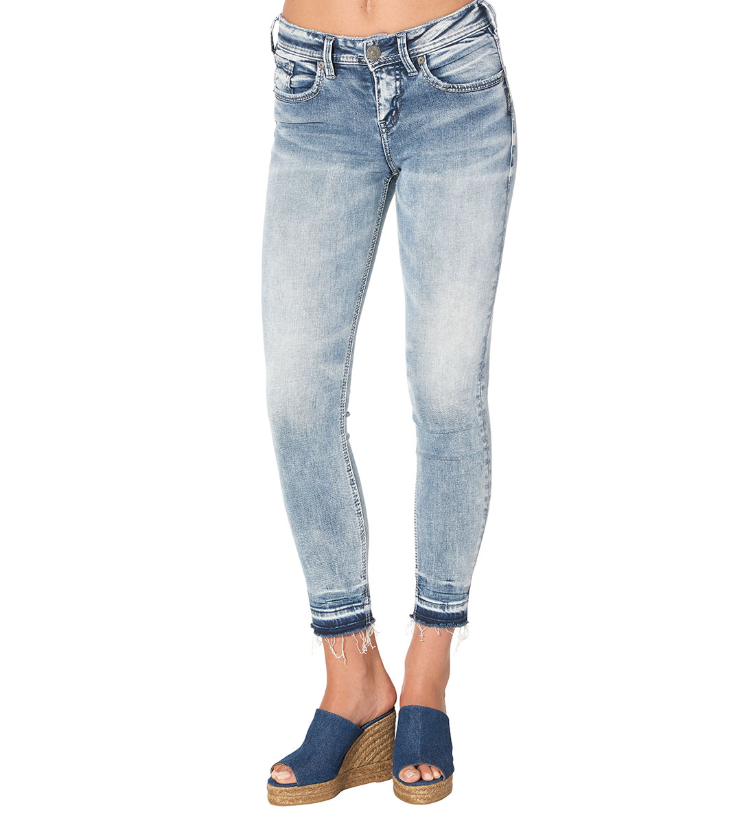 Avery Ankle Skinny Light Wash | Silver Jeans