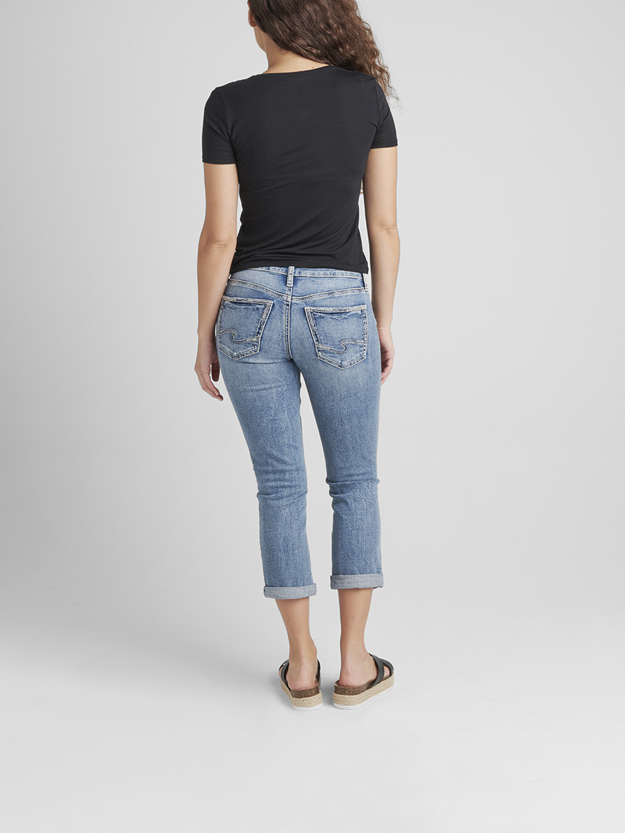 Britt Low Rise Capri - Silver Jeans CA