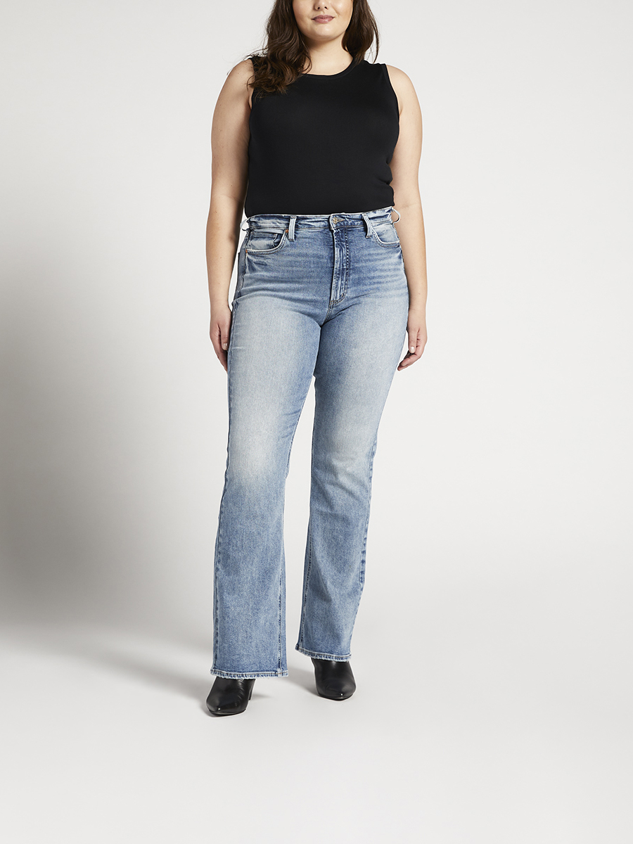 Vintage High Rise Bootcut Jeans Plus 