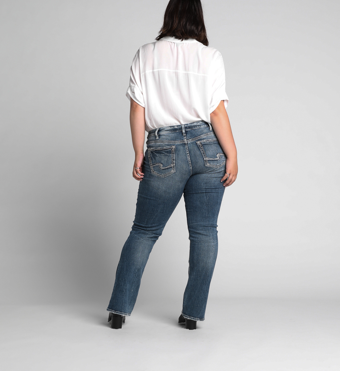 Suki Plus Size Slim Boot | Silver Jeans