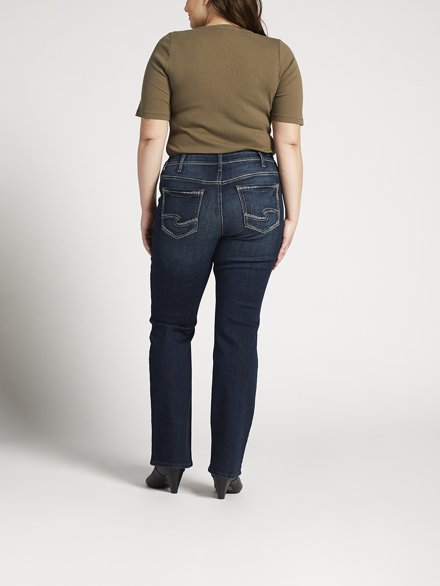 Suki Mid Rise Slim Bootcut Jeans Plus 