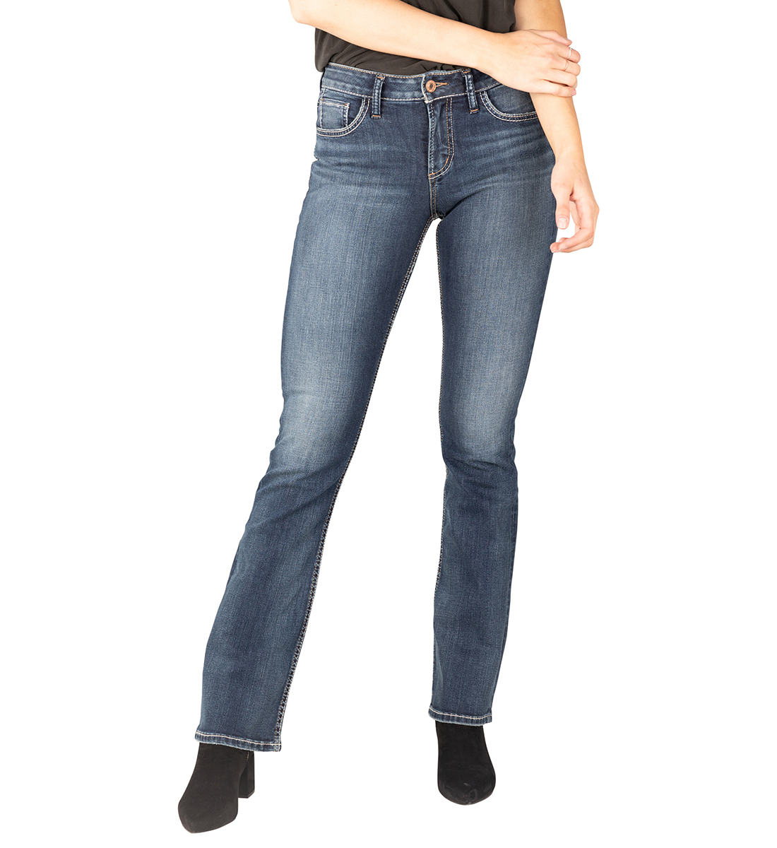Avery High Rise Slim Bootcut Jeans 