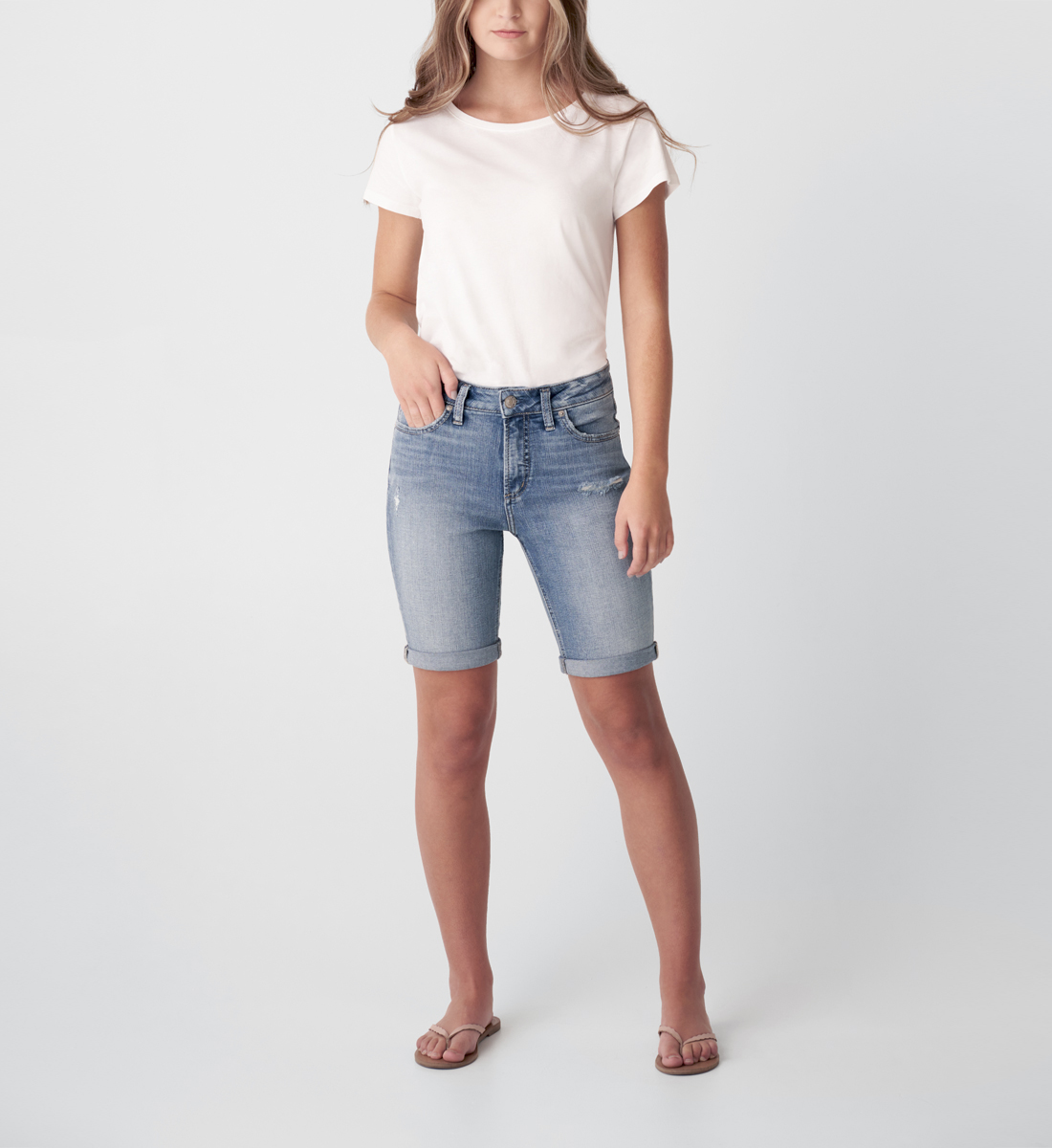 Silver Jeans Avery High Rise Bermuda Short Silver Jeans Avery High Rise Bermuda Short