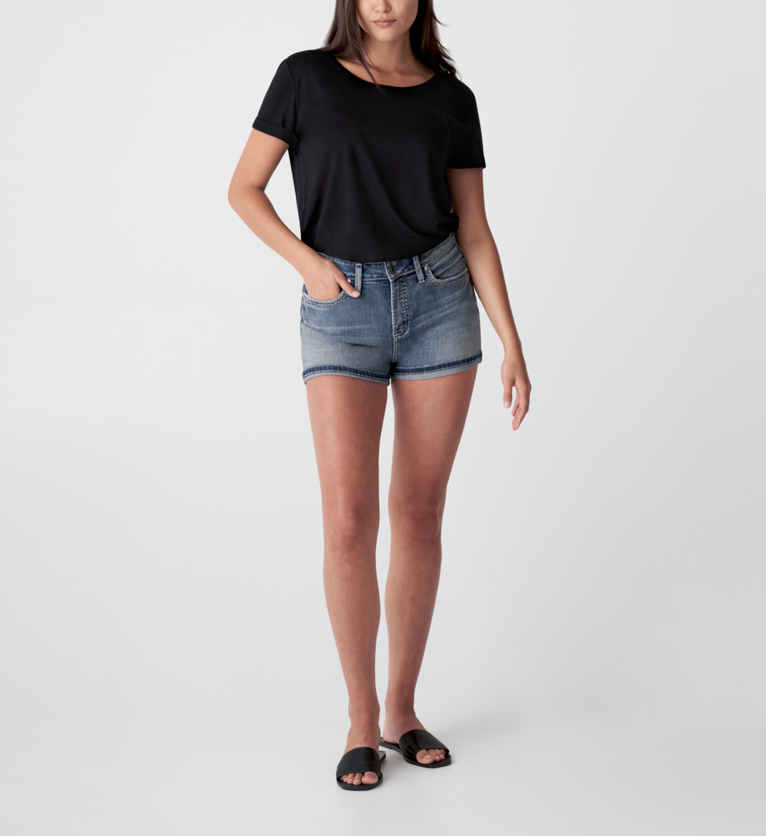 Silver Jeans Avery High Rise Short Silver Jeans Avery High Rise Short