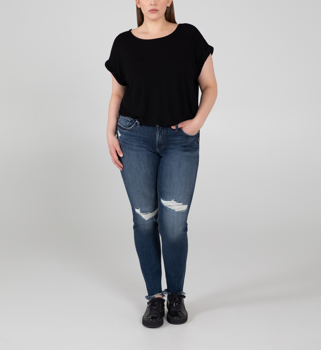 Silver Jeans Suki Mid Rise Skinny Jeans Plus Size Silver Jeans Suki Mid Rise Skinny Jeans Plus Size